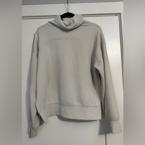 Lululemon Softstreme Turtleneck Pullover in White Opal - Picture 7 of 8